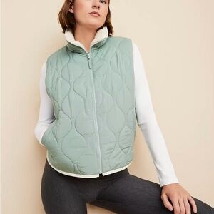 Lou & Grey Reversible Quilted Pocket Vest
